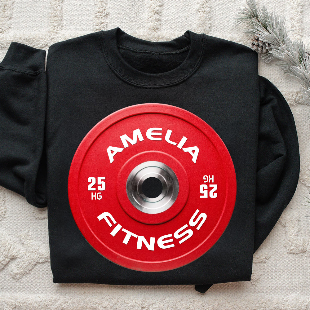 Personalized Christmas Gift For Gymer Shirt Bumper Plate 02ACDT311024-Homacus