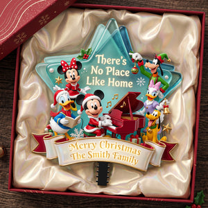 Home Is Where The Heart Is - Personalized Acrylic Christmas Tree Topper 01PATA030826-Homacus