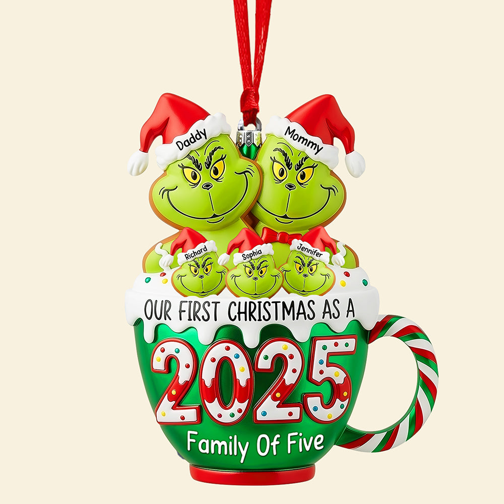 Playful Family Christmas Ornament - Personalized Gifts For Family 02tgqn180825-Homacus