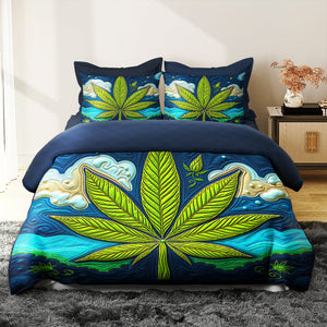 Cannabis Quilt Bedding Set 023hutn060225-Homacus