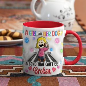 Personalized Gift for Dog Lover, A Bond Can't Be Broken Accent Mug 05TOQN230924HH-Homacus