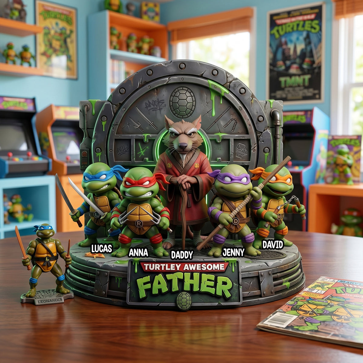 Awesome Father Acrylic Plaque - Personalized Gifts For Dads 02natn080526-Homacus