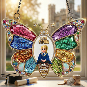 Graduation Suncatcher Ornament - Personalized Gifts For Kids 01tytn030426-Homacus