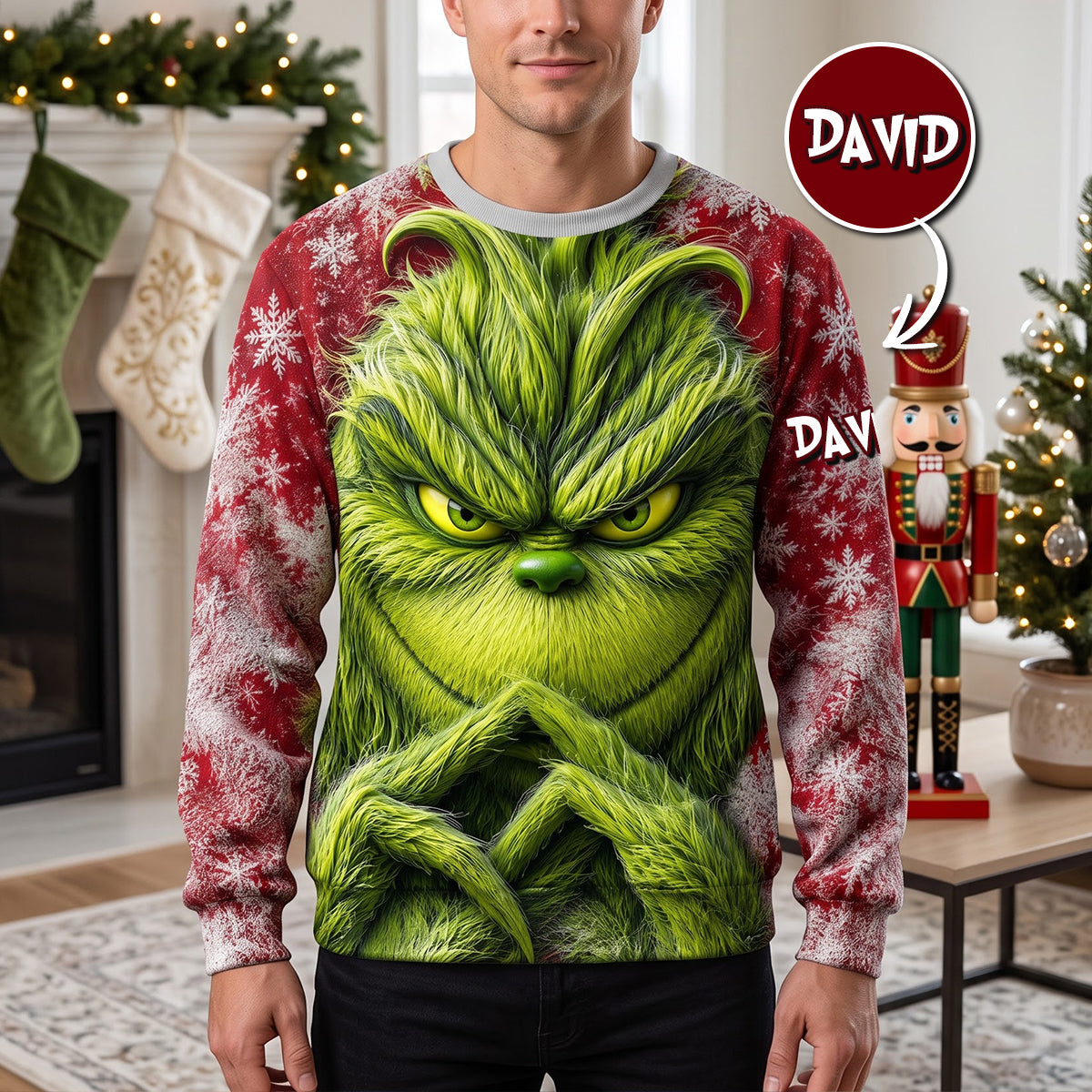 Christmas Monster Shirt - Personalized Gifts For Christmas 3D Shirt 03HUTN150826-Homacus