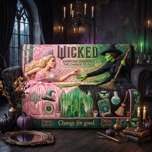 Pink & Green Quilted Sofa Cover - Personalized Gifts For Witch Lovers 01qhqn150826-Homacus