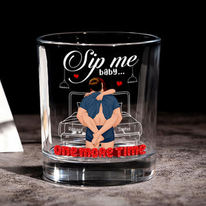 Personalized Gifts For Couple Round Whiskey Glass 06toqn150125hg-Homacus