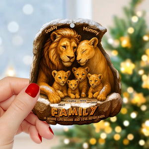 Majestic Family Christmas Ornament, Personalized Gifts For Family 02qhqn270825-Homacus