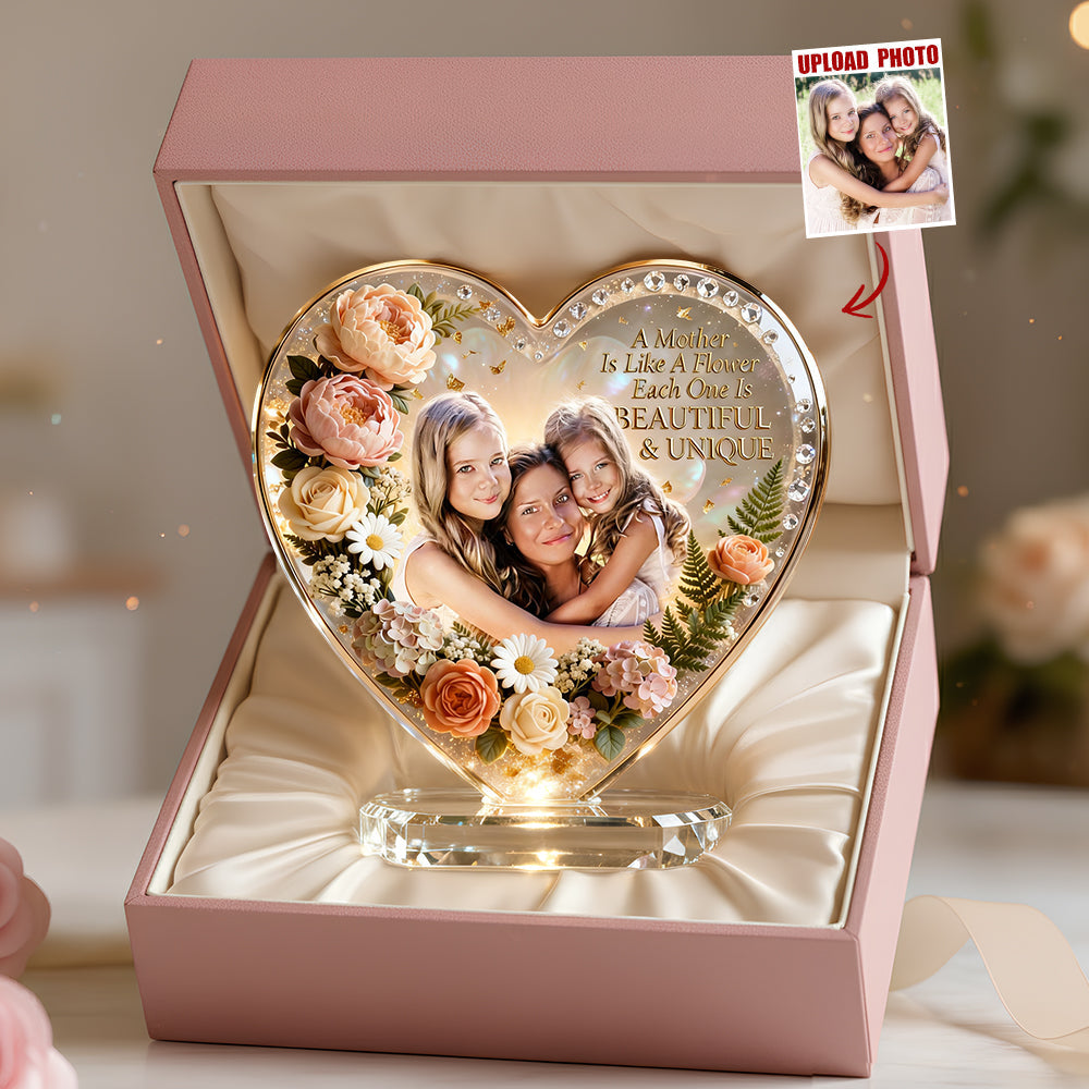To My Beautiful Mom Acrylic Plaque - Custom Photo Gift For Mothers 04nadt270226-Homacus
