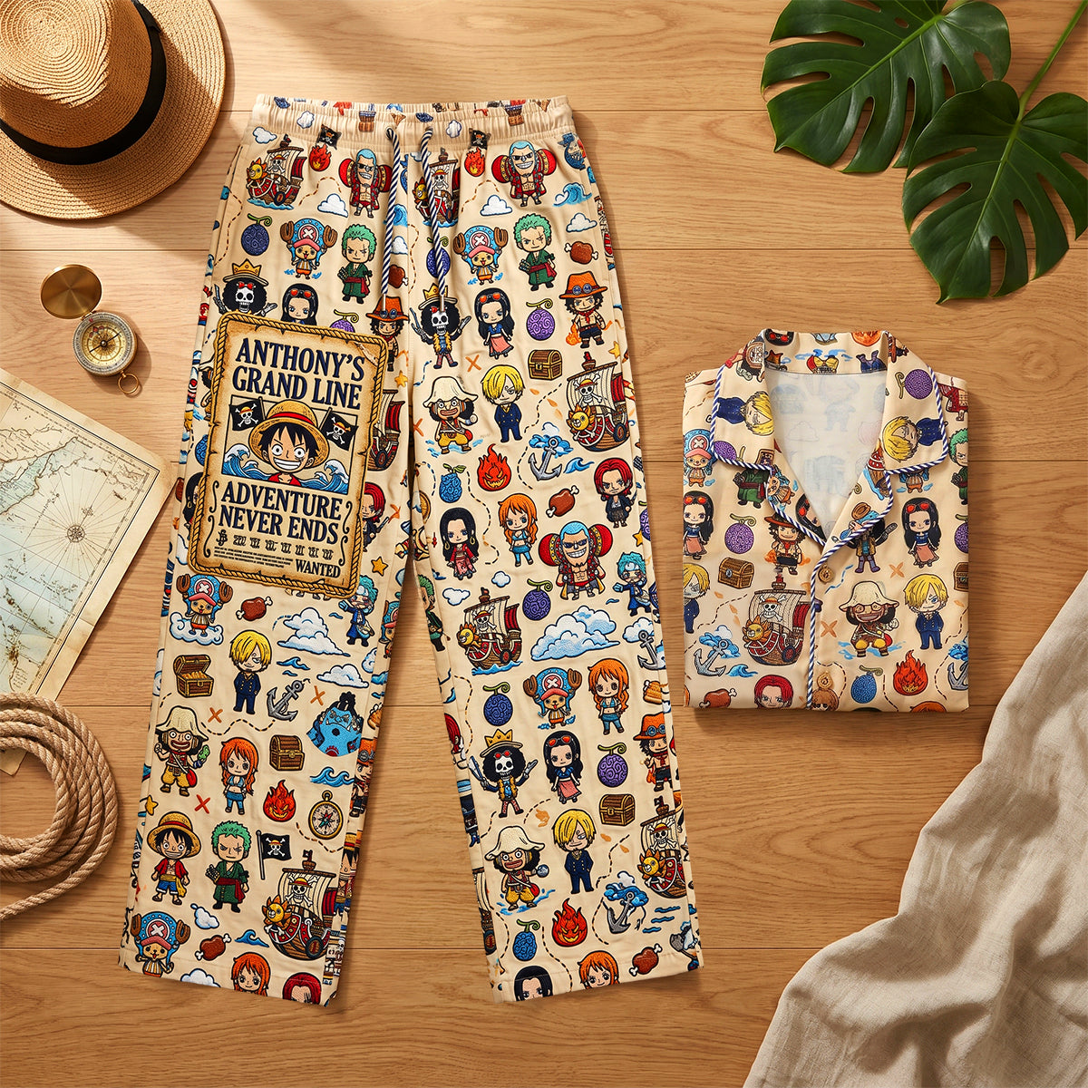 Ocean Adventure Pajama Set - Personalized Gifts 03PADH240626-Homacus