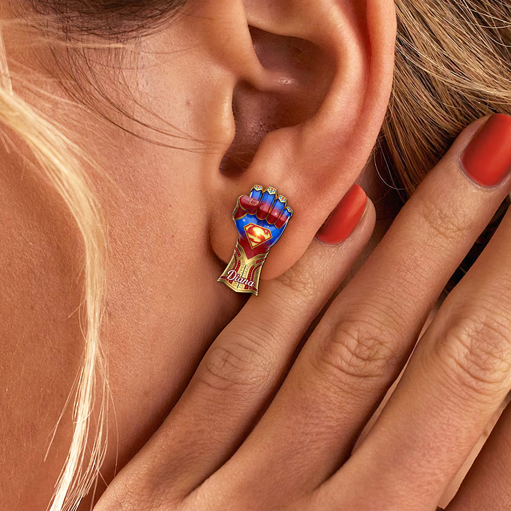 Empowering Power Fist Stud Earrings – Personalized Just for Her 01ohqn220725-Homacus