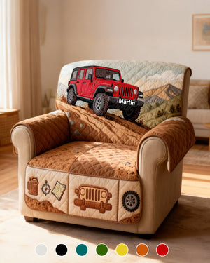 Off-Road Car Quilted Sofa Cover - Personalized Gifts For Off-Road Lovers 01kimg280126-Homacus