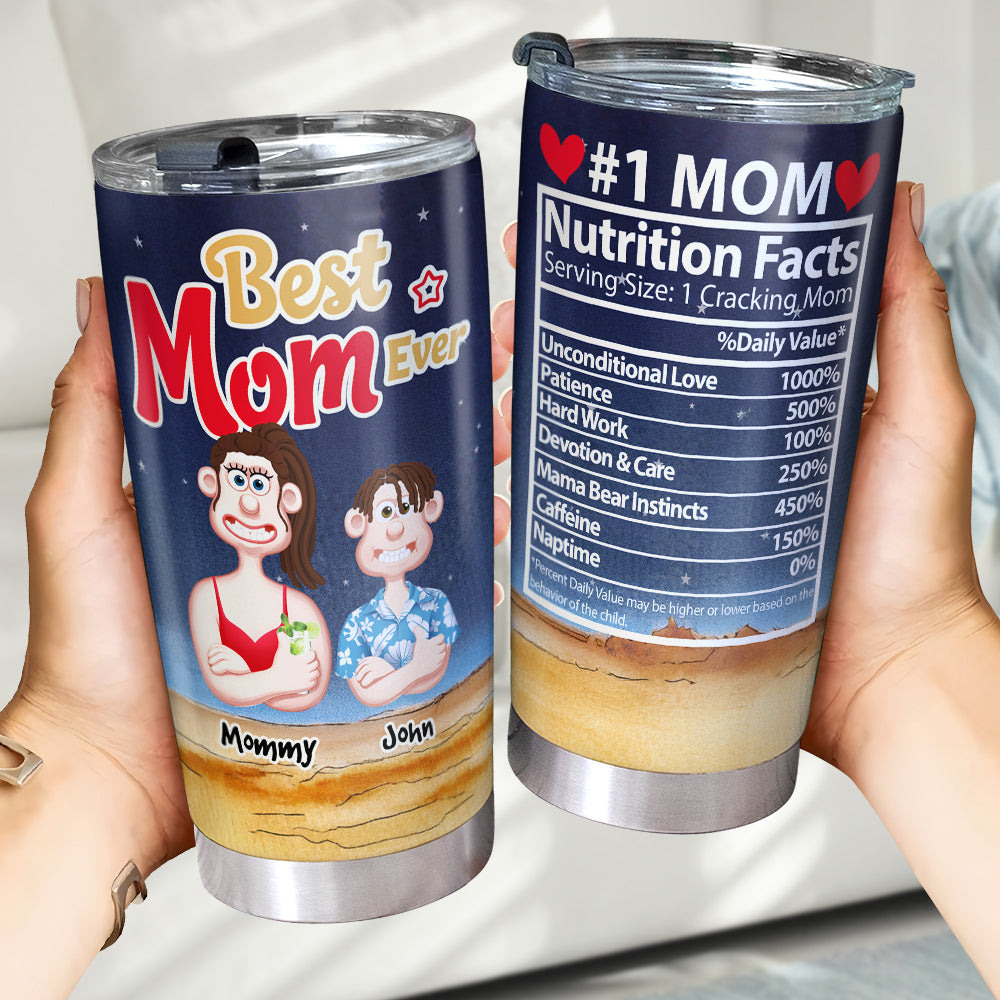 Personalized Gifts For Mom Tumbler Best Mom Ever 02TODT010325PA-Homacus