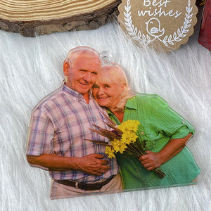 Custom Photo Gifts for Old Couple Ornament 181acvp140924-Homacus