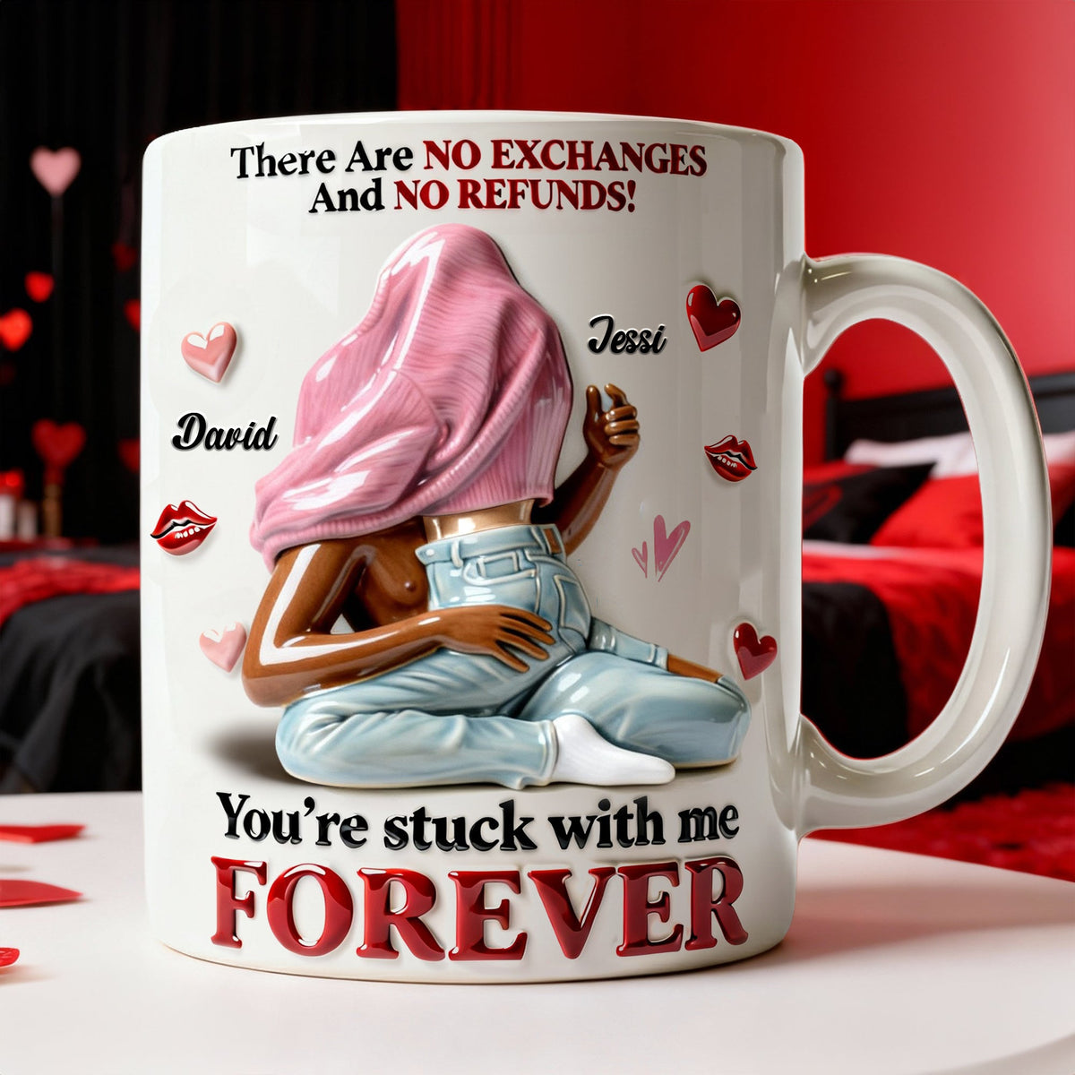 Playful Couple Coffee Mug – Personalized Gifts For Couple 04nalu090126-Homacus