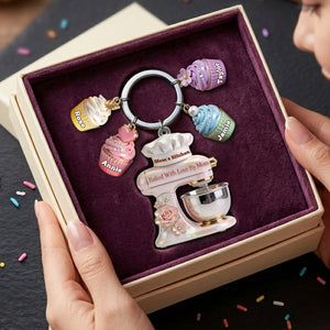 Baking Mom Acrylic Tag Keychain - Personalized Gifts For Mother 01pglu260326-Homacus