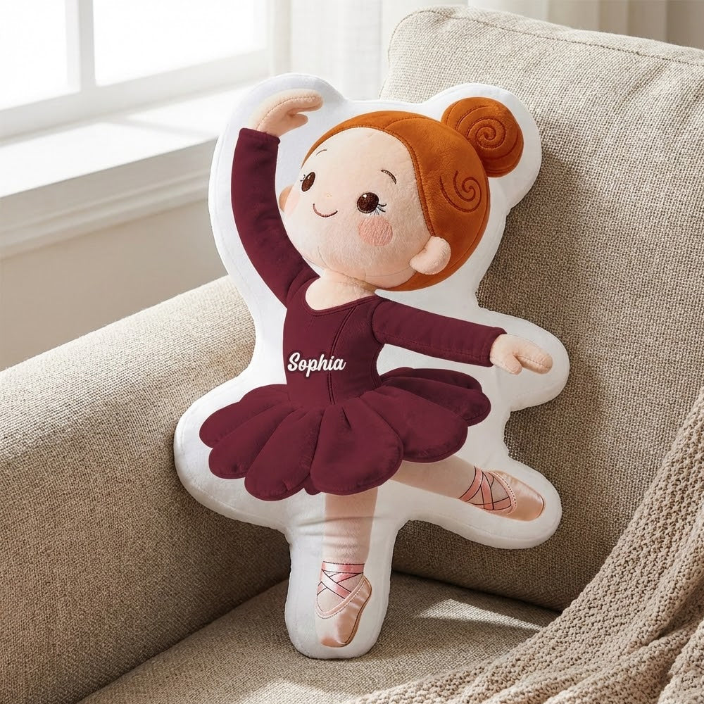 Personalized Gifts For Ballet Dancers Shaped Pillow 04qhtn241225-Homacus