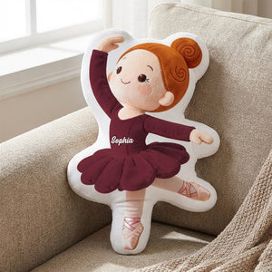 Personalized Gifts For Ballet Dancers Shaped Pillow 04qhtn241225-Homacus