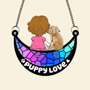 Personalized Gifts For Dog Lovers Suncatcher Ornament 03ohqn060125hg-Homacus