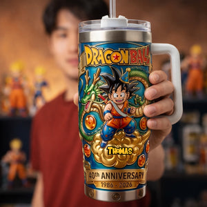 40th Anniversary Manga Series - Personalized Gifts For Cosmic Lovers Tumbler 05tolu190226-Homacus