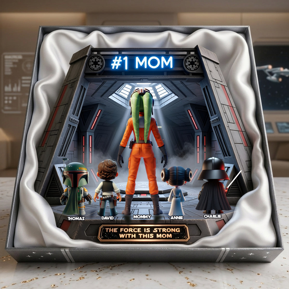 Universe Mom And Kids Acrylic Plaque - Personalized Gifts For Mother's Day 06ohlu060426-Homacus