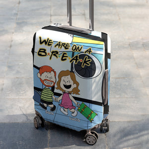 Personalized Gifts For Couple Luggage Cover, Hand in Hand Travel Couple 02NAMH230724HH-Homacus