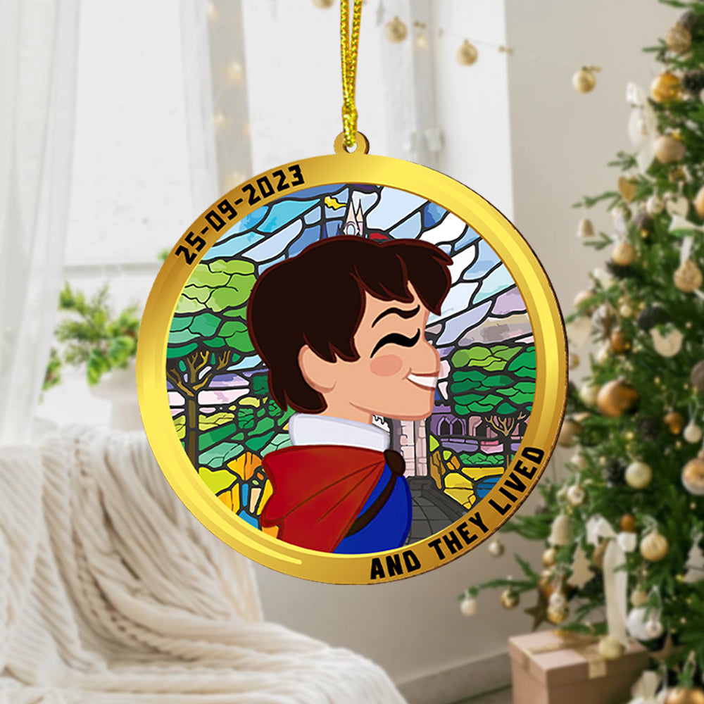 Personalized Gifts For Matching Couple Suncatcher Ornament 03natn250924-Homacus