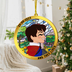 Personalized Gifts For Matching Couple Suncatcher Ornament 03natn250924-Homacus