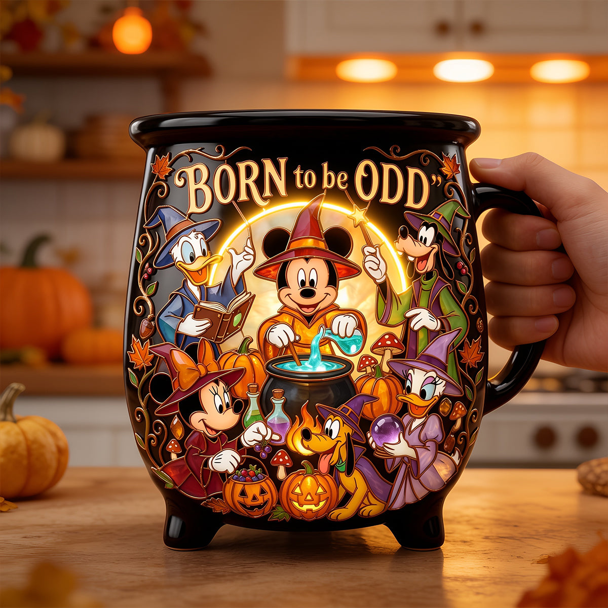 Odd Witches Ceramic Cauldron Mug - Personalized Gifts 02padt180826