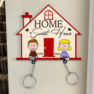 Personalized Gifts For Couple Key Holder Sweet Home 03OHDT161224HH-Homacus