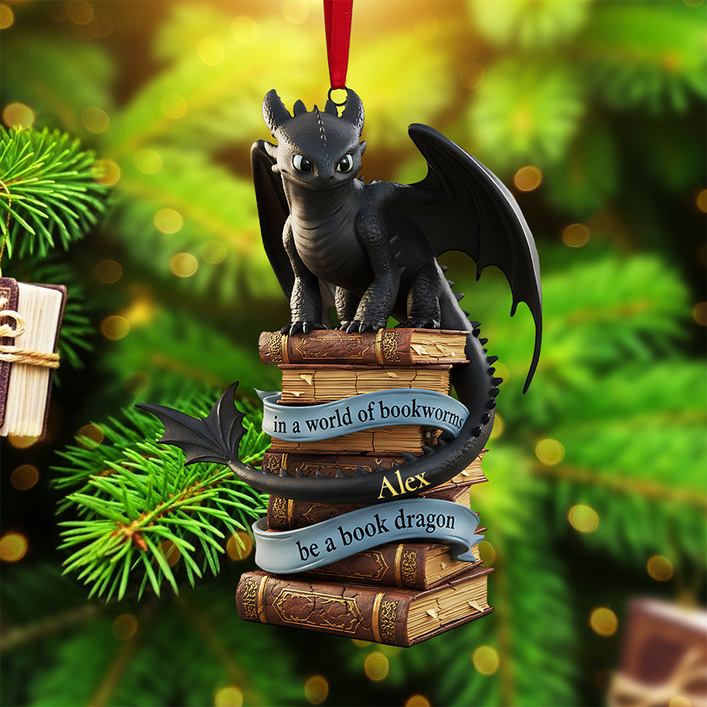 Personalized Gifts For Book Lovers Christmas Ornament 02kita250925-Homacus