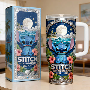 25th Anniversary Space Creature 40oz Tumbler - Personalized Anniversary Gift 03NATA090326-Homacus