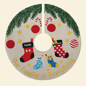 Holiday Stockings Quilted Tree Skirt - Personalized Gifts For Family 04naqn100925-Homacus