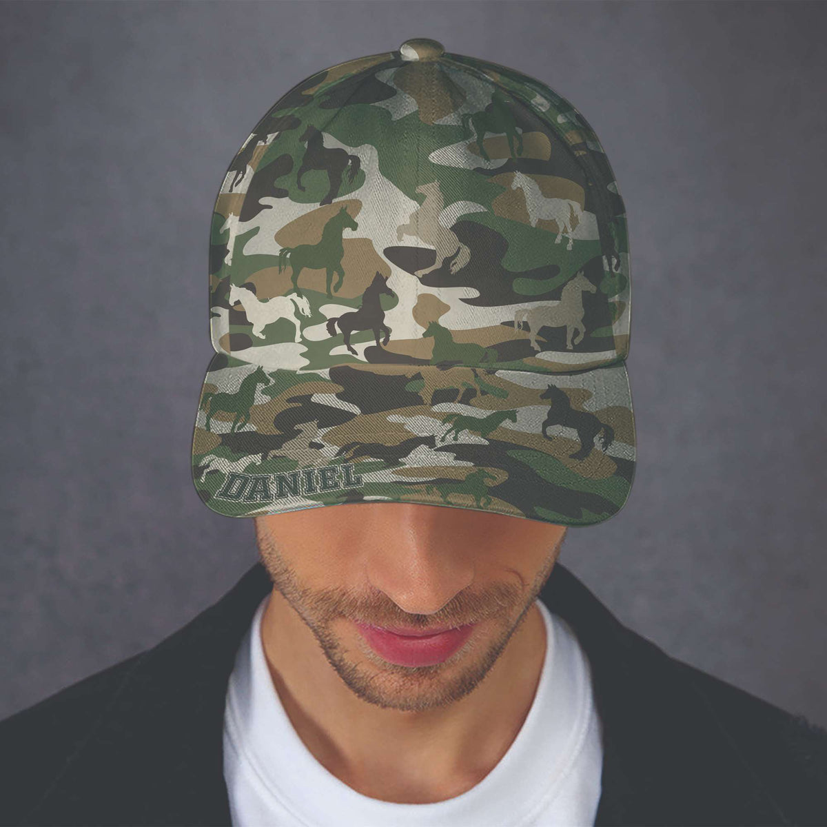 Personalized Gifts For Horse Lovers Classic Camo Cap 03TGLU180325-Homacus