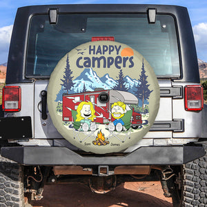 Personalized Gifts For Camping Couple Tire Cover Happy Campers Couple 05qhtn160125pa-Homacus