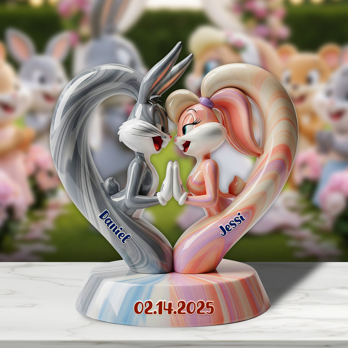 Together In Love Acrylic Plaque - Personalized Anniversary Gifts For Couple 06OHLU200625-Homacus