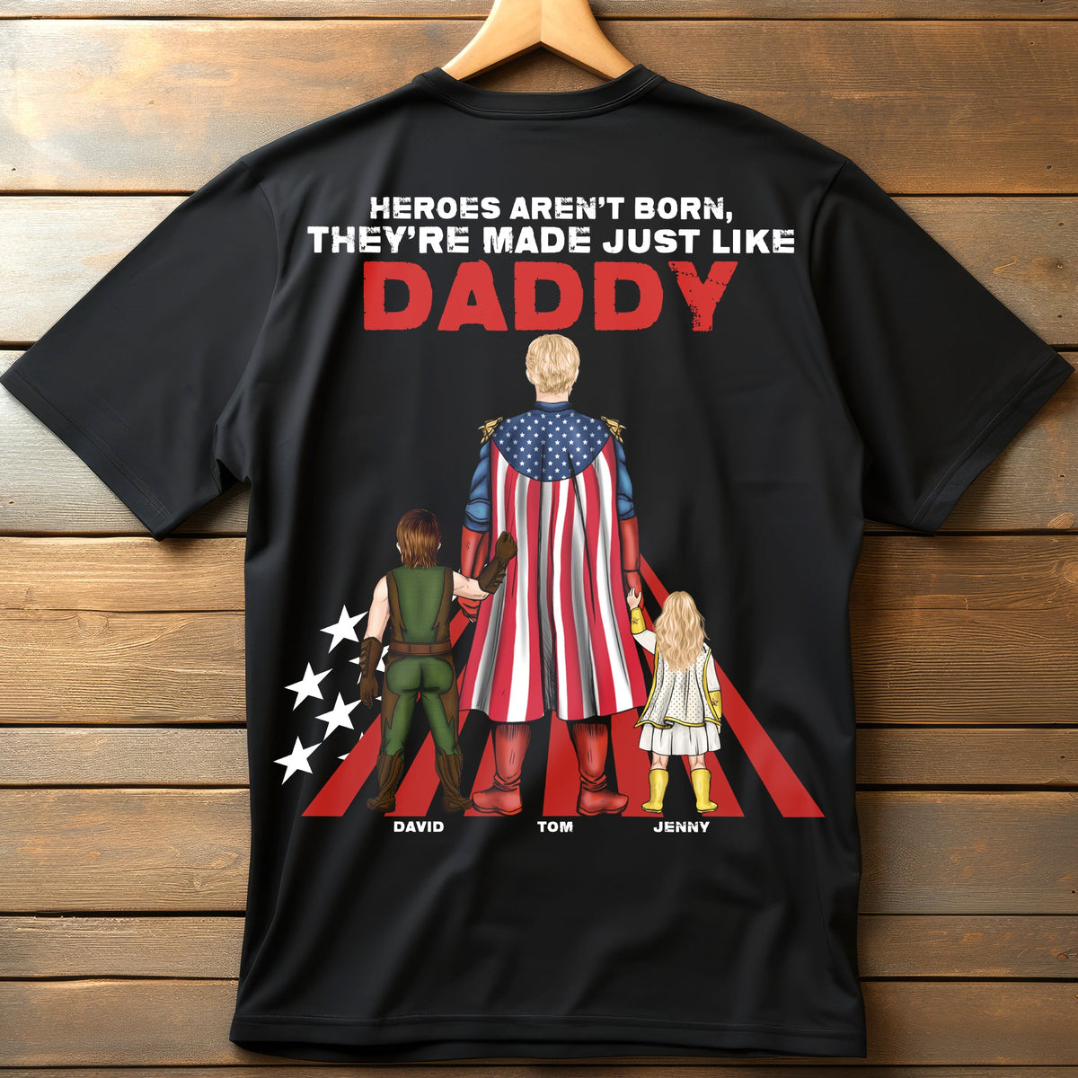 Personalized Gifts For Dad Shirt 04katn100425hg Supes Daddy-Homacus