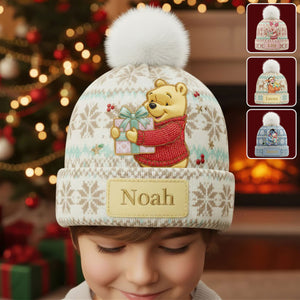 Cute Christmas Bobble Beanie Hat - Personalized Gifts For Loved Ones 04pgmg131025-Homacus