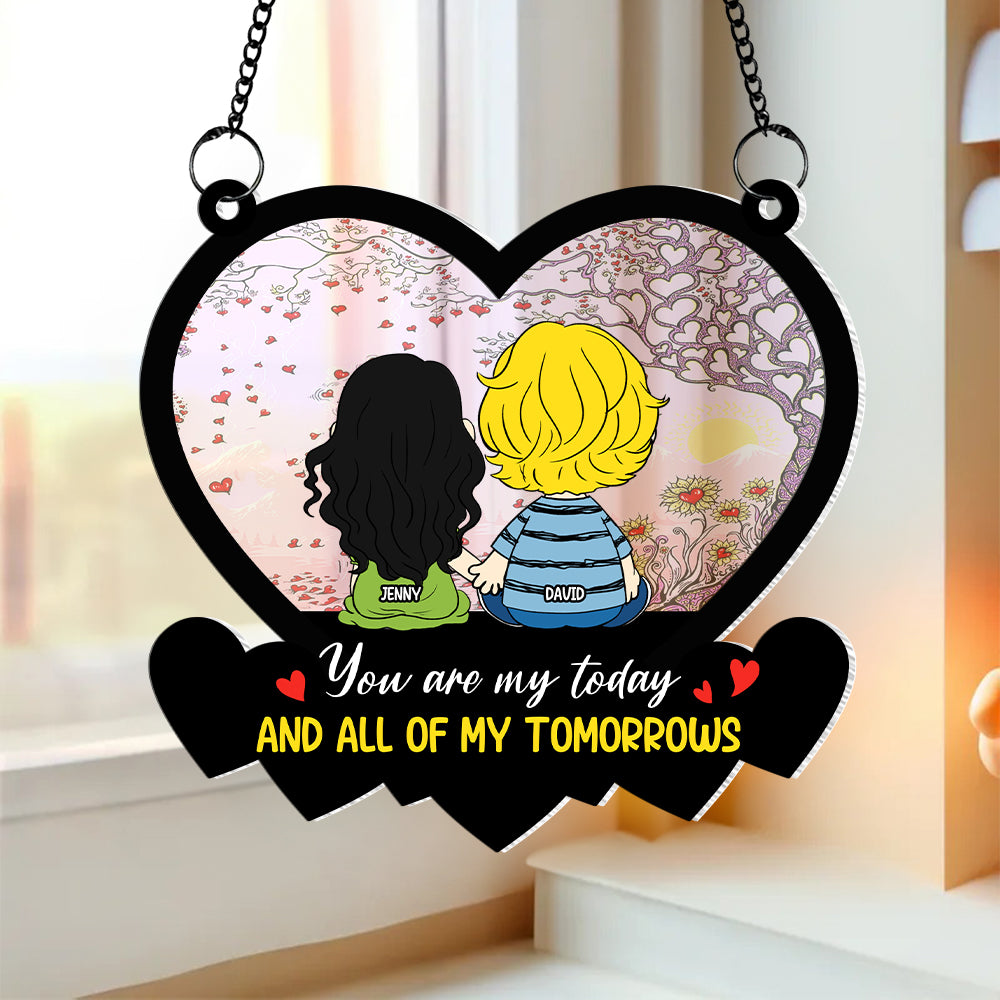 Personalized Gifts For Couple Suncatcher Ornament 04katn041224hg-Homacus