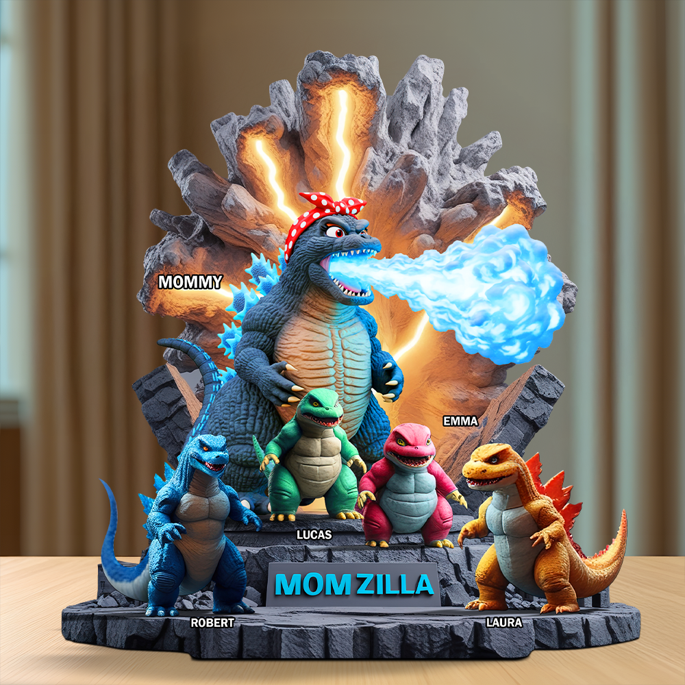 Power Mom Acrylic Plaque - Personalized Christmas Gifts For Mom 02QHPU150425-Homacus