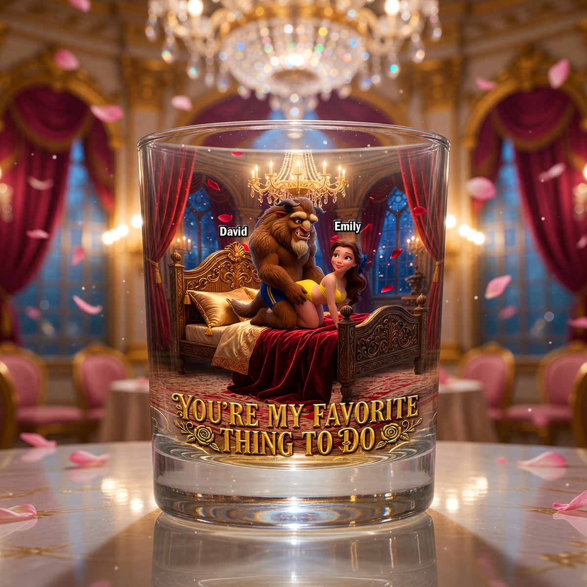 Naughty Couples Drinking Glass - Personalized Gifts For Couples 02tyqn010626