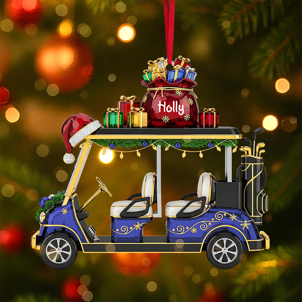 Golf Cart Ornament - Personalized Gifts For Golf Lovers 01ohta180825-Homacus