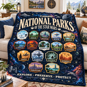 Space Adventure Blanket - Personalized Gifts 01nalu061026-Homacus