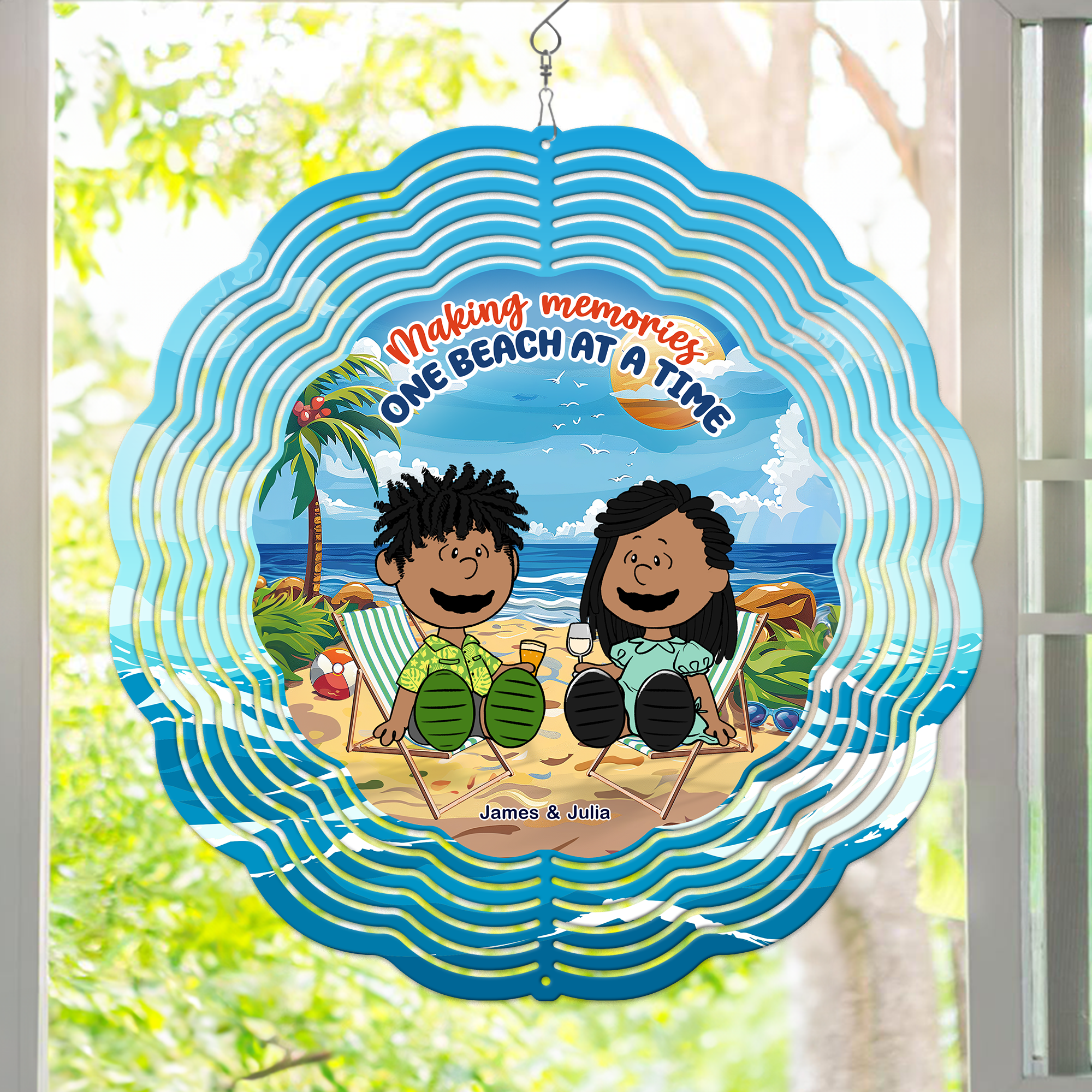 Personalized Gifts For Couple Wind Spinner 05topu090125pa-Homacus