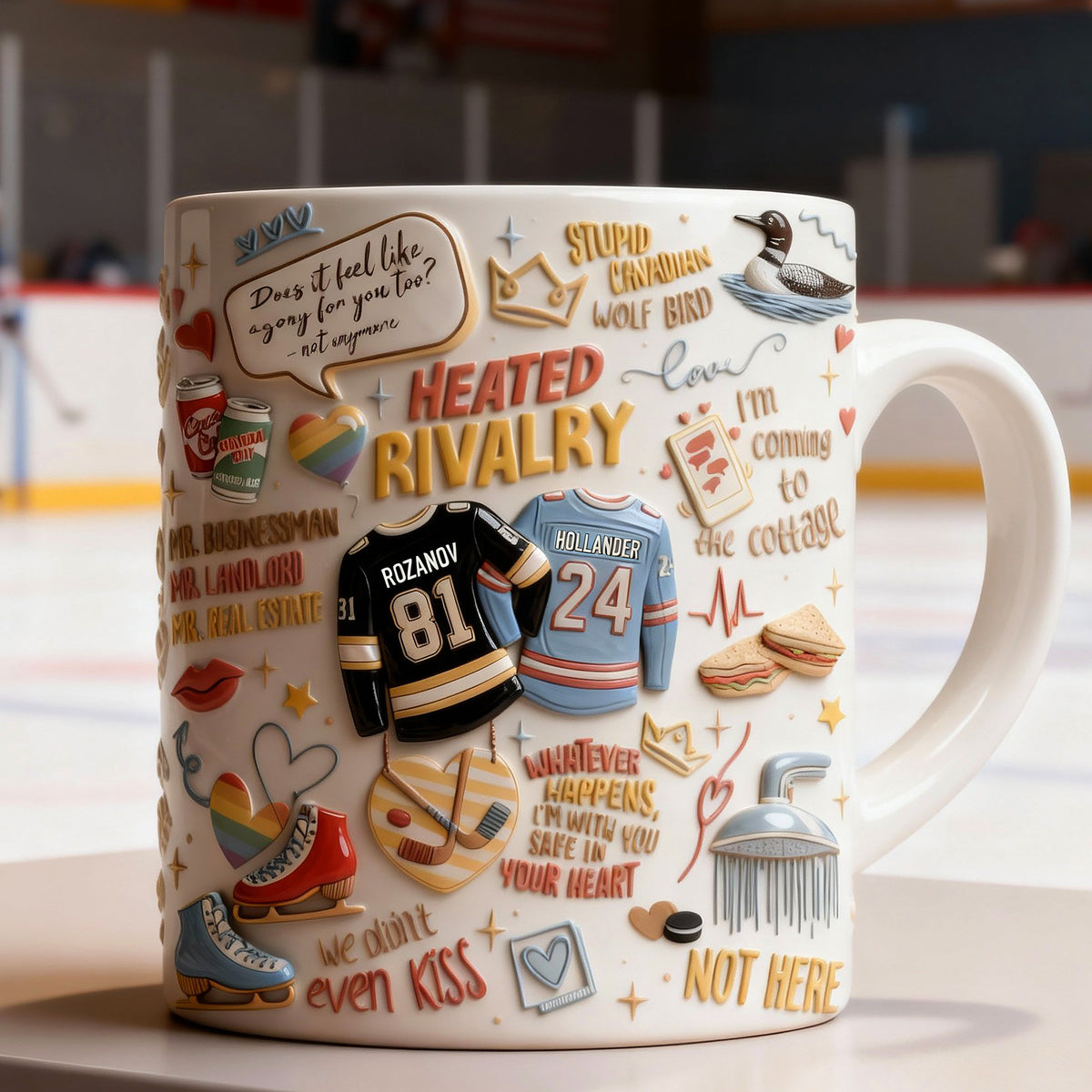 Love Hockey Coffee Mug - Personalized Gifts For LGBTQ+ Pride 04namg140126-Homacus