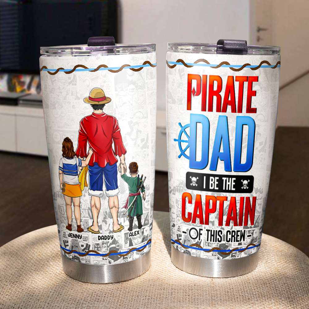 Personalized Gifts For DadTumbler Pirate Dad 02HUMH130325PA-Homacus