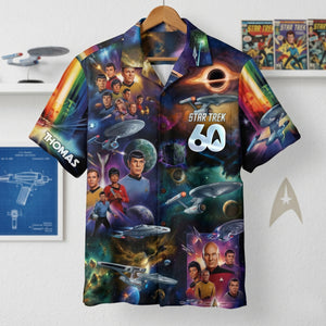 Cosmic Voyagers 60th Anniversary Hawaiian Shirt Personalized Gifts 02qhlu100626-Homacus