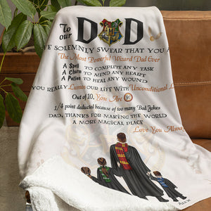 Personalized Gifts For Dad Blanket 01hudt100524tm-Homacus