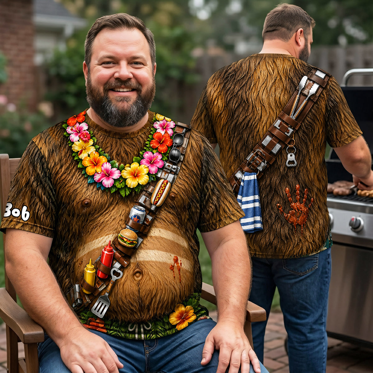 Funny BBQ 3D Shirt - Personalized Gifts 04tyta030726-Homacus