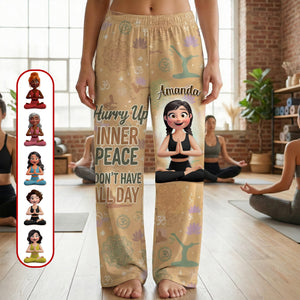 Yoga Girl Pajama Pants - Personalized Gifts For Yoga Lovers 02namg140126-Homacus