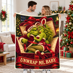 Funny Mischief Couples Blanket - Personalized Christmas Gifts For Couples 06haqn131026-Homacus